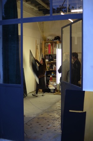 Anne dand son atelier