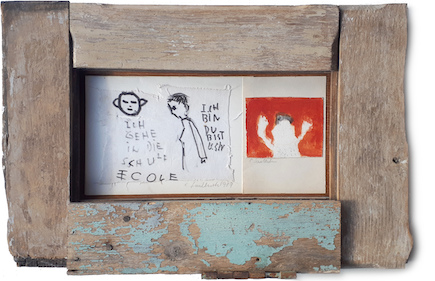 Charlotte-Landhaller - Dessin sur toile - 1989