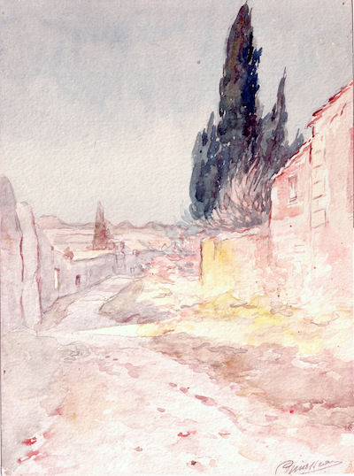 Paysage provençal - Jules Pinasseau - 1919