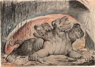 Cerbère par William Blake
