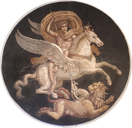 Bellerophon combat la Chimère - Musée Rolin - Autun