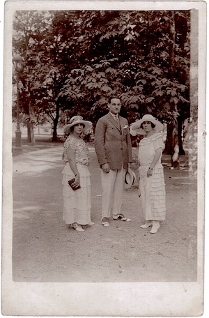 Gertrude, Albert Etheart et Lise Cheriez