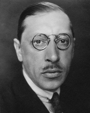 Igor Stravinsky par Pierre Choumoff - années 1920