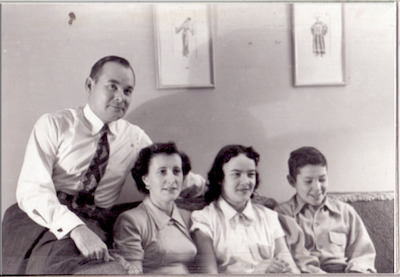 Yves, Isabelle, Suzan et Donald - Detroit, 1958
