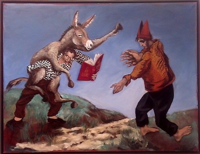 Garouste - L'étudiant et l'autre lui-meme - 2007 - Huile sur toile