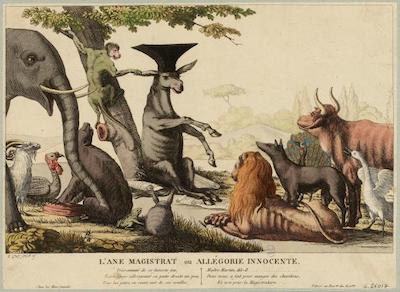 Ane-magistrat ou allégorie innocente