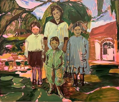 Les-freres-et-soeurs-2020-Claire-Tabouret-Montréal-Musée-des-Beaux-Arts