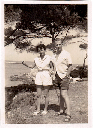 Raymonde-et-Raymond-Pinasseau-Ete-1954