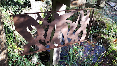 Jardin des Crouteaux - Danse, sculpture de Renaud Contet