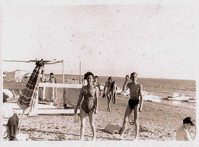 Ete-1958-Mauricette-et-Gerard-Excenevex