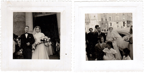Mariage Pierre et Huguette Boyer - 1953