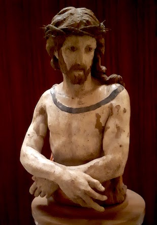 Ecce homo - bois polychrome - XVIIe siecle